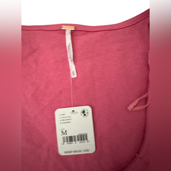 Free People Kitty Bubble sleeve Tee size medium NWT - Picture 5 of 6